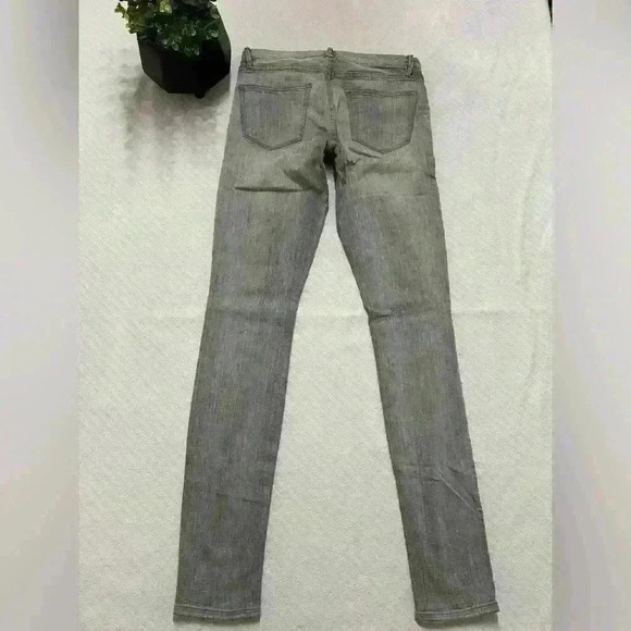 Madewell Skinny Skinny Denim Jeans in Brushed Gray Size 26 - Picture 7 of 7